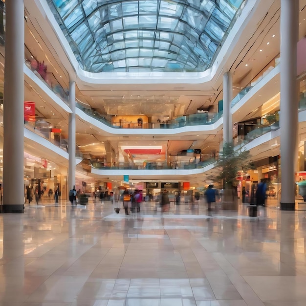 Foto abstract blur centro comercial