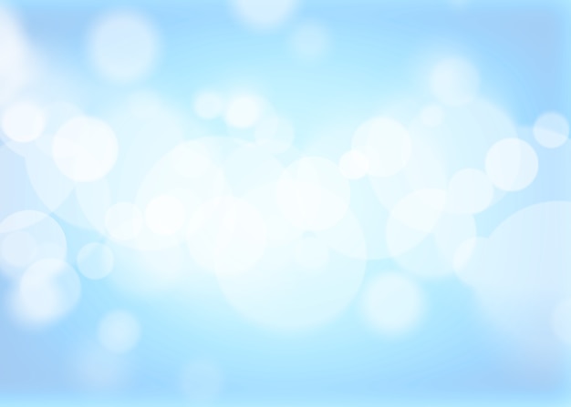 Abstract Blurred blue tone lights background