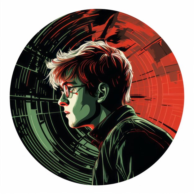 Abstract Colorist Impressão de personagens de Harry Potter Rebirth