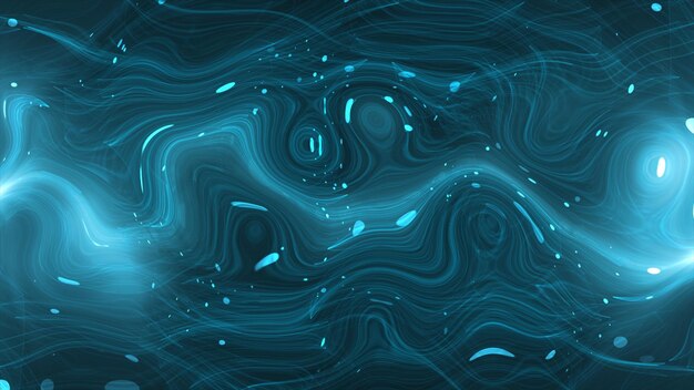 Foto abstract distorted swirl waves gradient striped curves composition blue fluid background abstract liquid waves background esoteric aura psychedelic 3d rendering