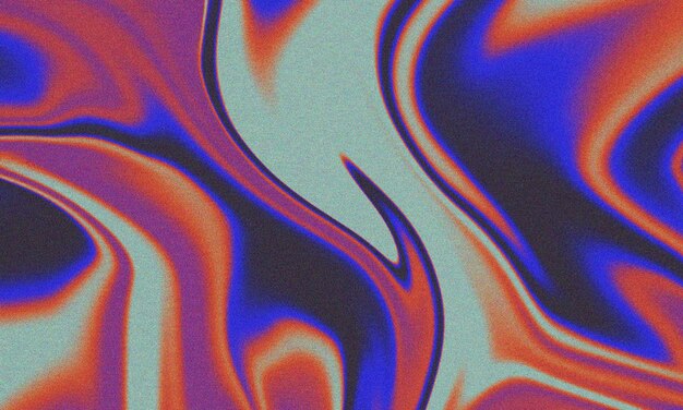 Abstract Efecto de pintura líquida desdibujado desbordamiento de gradiente ondas textura de fondo granulado superposición de textura de grano digital colorida