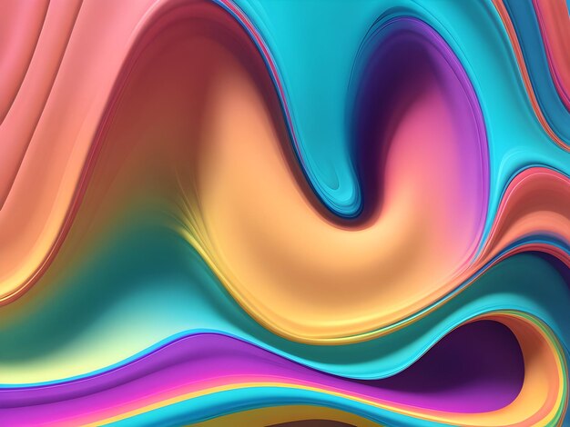 Foto abstract farbiger gradient-hintergrund für das design generative ai