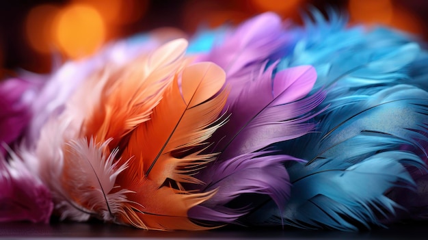 Abstract Feather Rainbow Patchwork Hintergrund HD Hintergrund Tapeten Desktop Tapeten