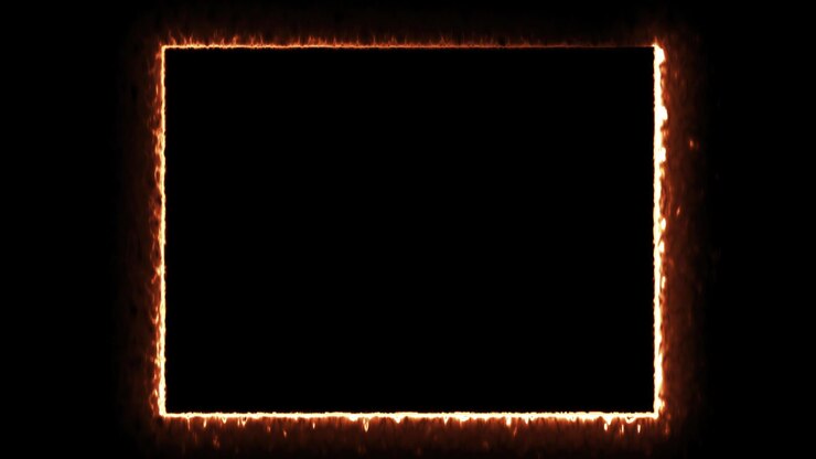 Foto abstract fire square gerado por computador d render