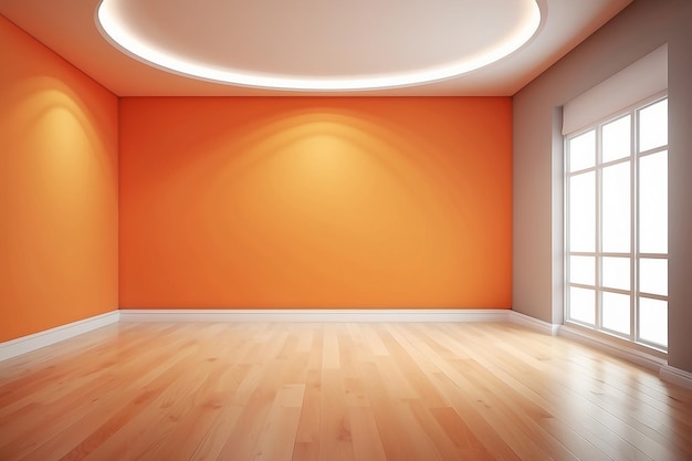 Abstract glatte orangefarbene Hintergrund-Layout-Designstudiorum-Web-Vorlage Geschäftsbericht mit glatten Kreisgradientenfarbe