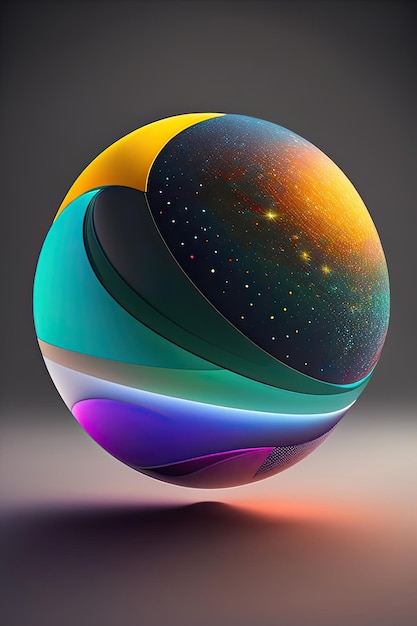 Abstract Globe