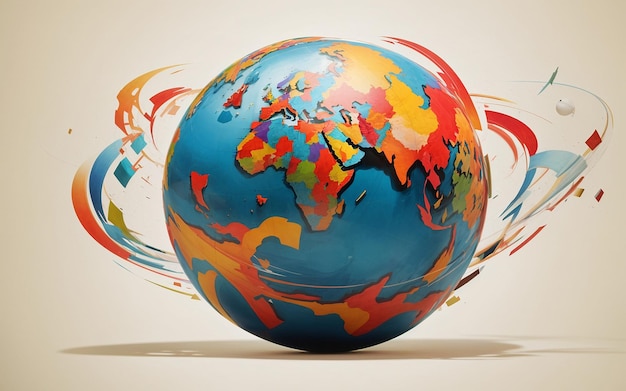 Abstract Globe