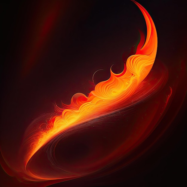 Abstract Hintergrund des Feuers