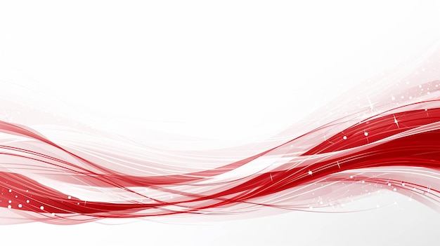 Abstract Hintergrund von roten und weißen Wellen mit Linien