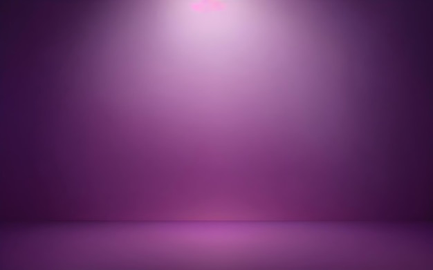 Abstract Light Gradient Purple Studio Room um conceito cativante para fotografia de produtos em uma planície