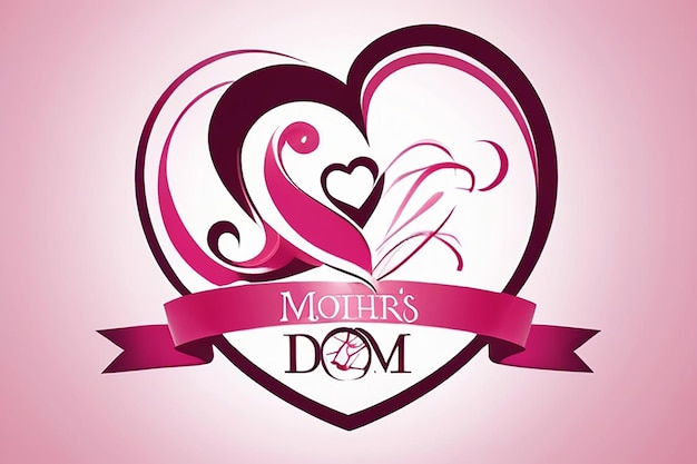 Abstract Logotipo do Dia das Mães Mothers Love design love vector logotipo design mother love