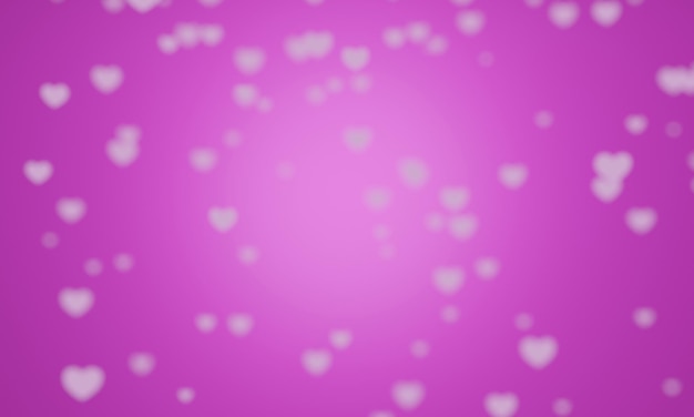 Abstract love pink heart gradient textureGradation color pink light Valentine's Day background 3D Rendering (Fonte de fundo do Dia dos Namorados em 3D)