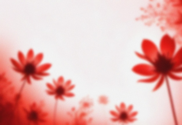 Abstract mit blumigem Hintergrund