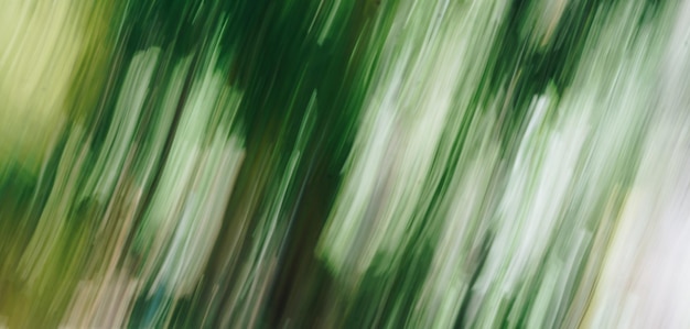 Abstract Natur verschwommene dynamische Bewegungslinien defokussierte helle helle dunkelgrüne gelbe tropische Blätter Tapeten Bildschirmschutz-Design-Hintergrund