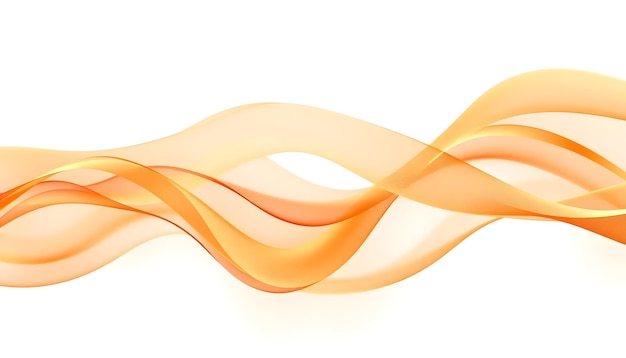 Abstract Orange-Wellenfluss