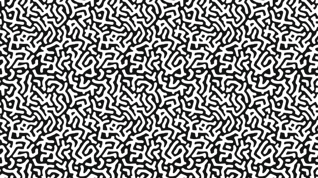 Abstract Schwarz-Weiß-Muster
