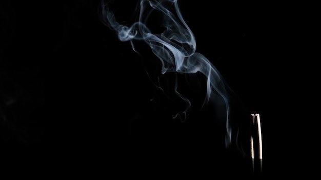 Abstract smoke photography dark blue color e tinta com água salpicada