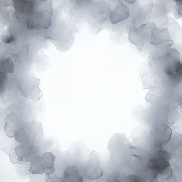 Abstract Smoked Circle for Presentations or Background
