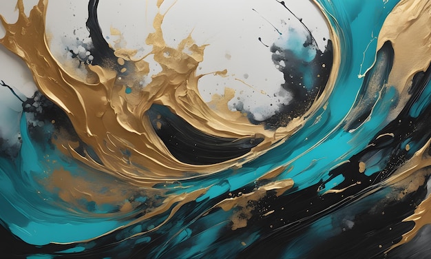 Abstract Splash Painting Hintergrund