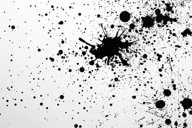 Abstract splatter grunge con efecto de medio tono