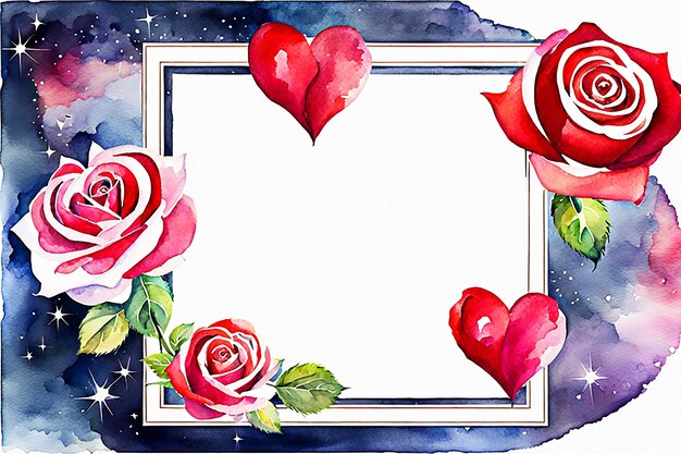 Abstract Valentine frame border background valentine texture Valentine banner design Conceito de amor