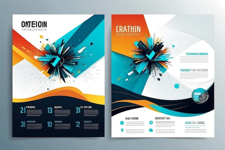 Foto abstract vektor moderne flyer broschüre jahresbericht design vorlagen poster banner grafik