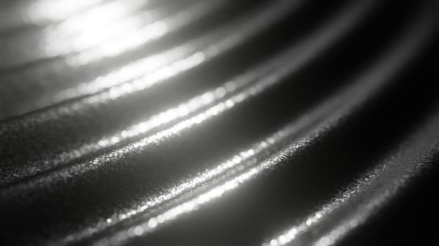 Foto abstract von dunklen glitzerwellen im hintergrund 3d-rendering