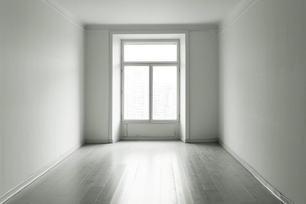 Foto abstract whiteness empty room with white walls inside