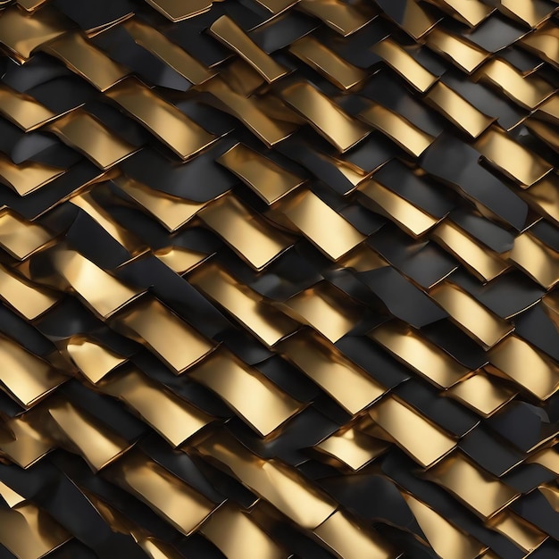 Abstracta moderna textura de oro negro fibra de carbono