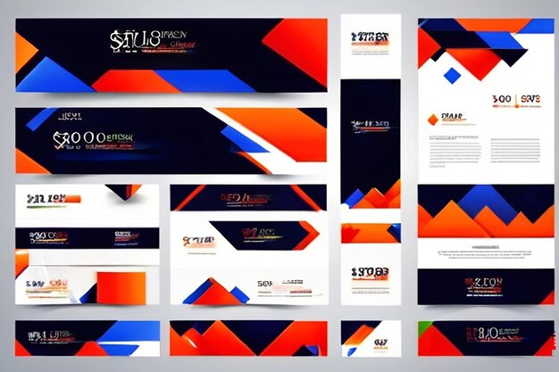 Abstracte geometrische Vektor Web-Banner-Design Hintergrund-Header Vorlagen-Design