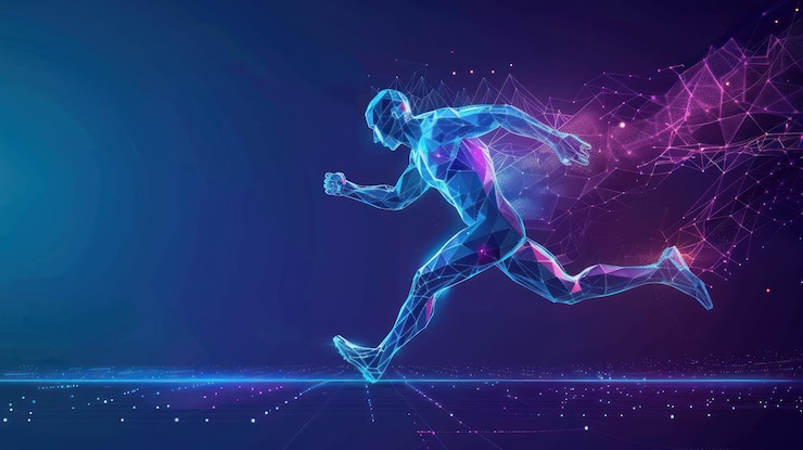 Foto abstracte leichtathletik