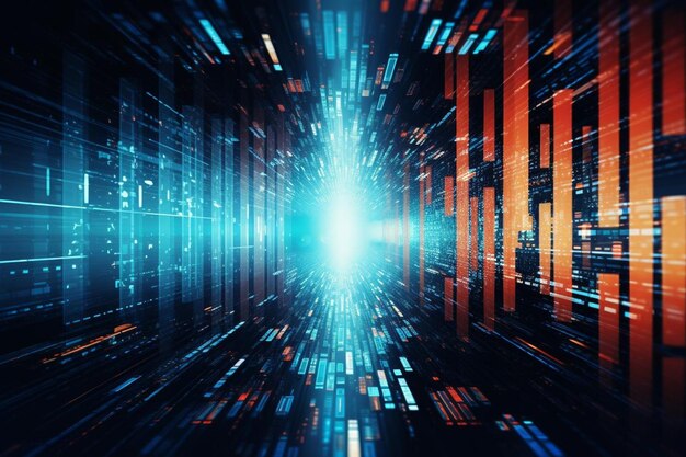 Abstracto 3d render diseño futurista fondo de tecnología moderna