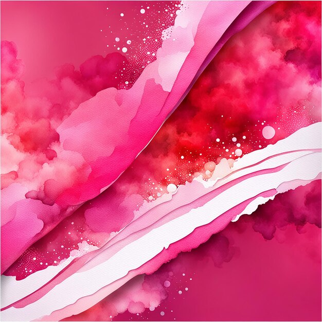 Foto abstracto acuarela rosa fondo rojo y textura fondo de diseño para estandarte fondo rosa