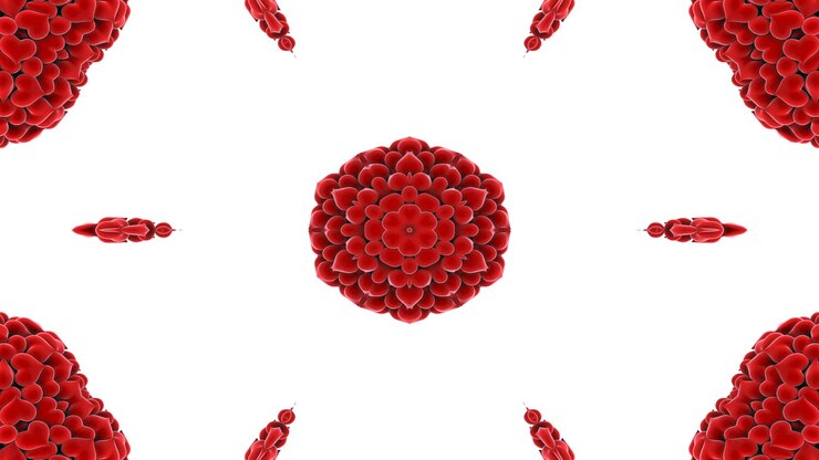 Foto abstracto amor colorido corazón y pasión colores concepto patrón simétrico ornamental decorativo caleidoscopio movimiento círculo geométrico y formas de estrellas
