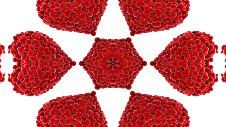 Foto abstracto amor colorido corazón y pasión colores concepto patrón simétrico ornamental decorativo caleidoscopio movimiento círculo geométrico y formas de estrellas