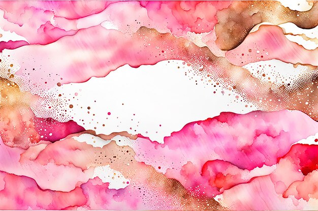 Abstracto aquarela rosa fundo vermelho e textura fundo de design para bandeira fundo rosa