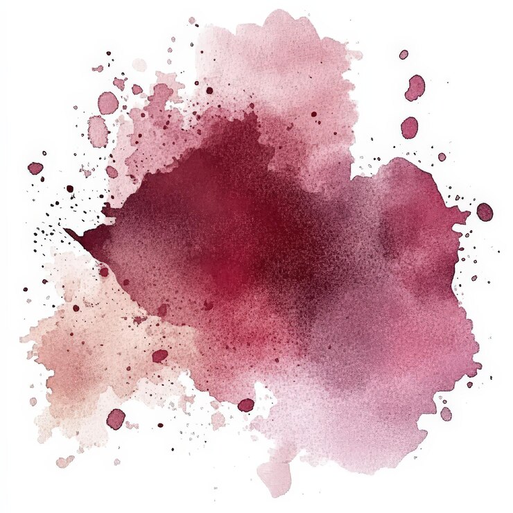 Foto abstracto aquarela salpicos vermelhos e cor-de-rosa
