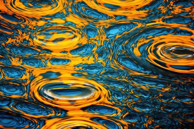 Foto abstracto arco-íris de água