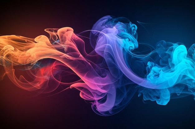 Abstracto Colores de humo