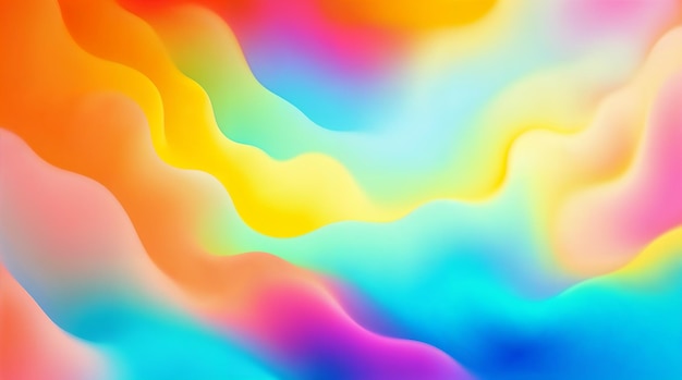 Abstracto de colores Ondas gradientes de fondo