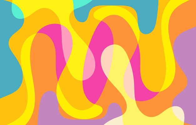 Abstracto colorido Diseño de fondo groovy