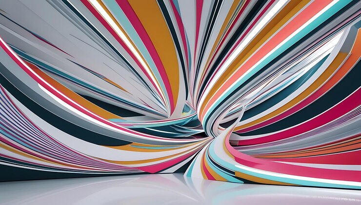 Abstracto colorido extraño papel tapiz