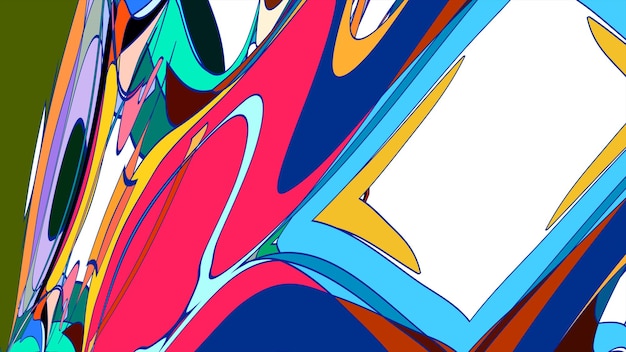 Abstracto colorido fluido psicodélico de fondo para el festival de música