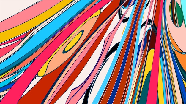 Abstracto colorido fluido psicodélico de fondo para el festival de música
