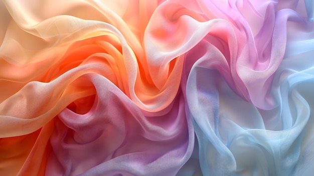 Abstracto colorido fundo de gradiente de seda