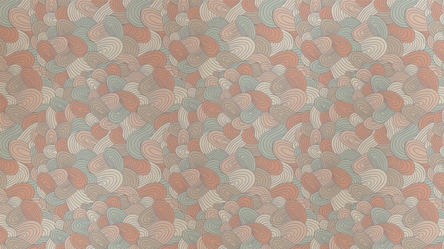 Abstracto sin costuras dibujado a mano patrón de ondas fondo ondulado