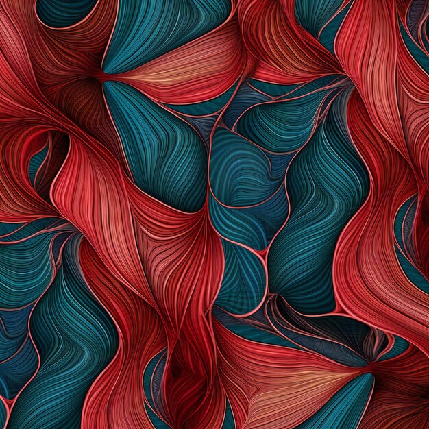 Abstracto sin costuras dibujado a mano patrón de ondas fondo ondulado