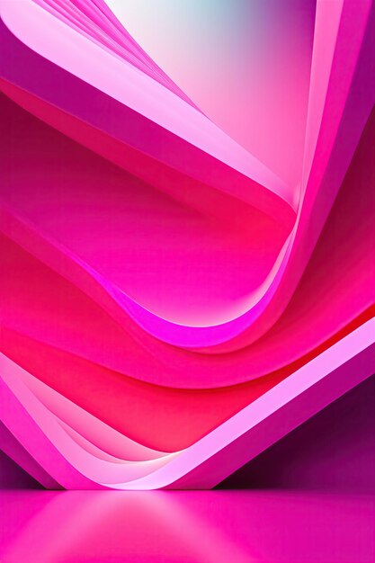 Abstracto de fundo rosa 3D