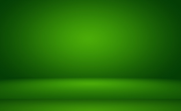 Abstracto de gradiente verde em sala vazia