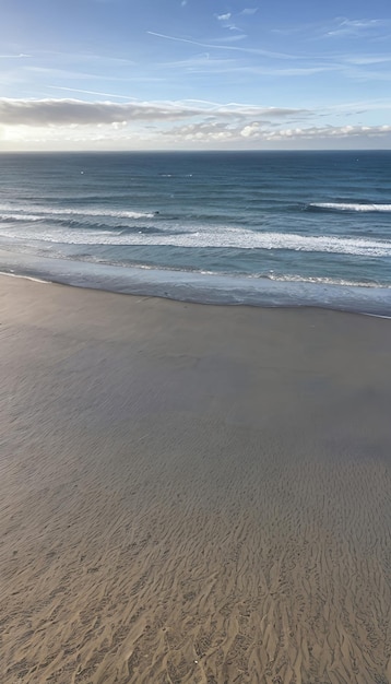 Abstracto desenfocado fondo playa de verano tropical con arena dorada océano turquesa y azul